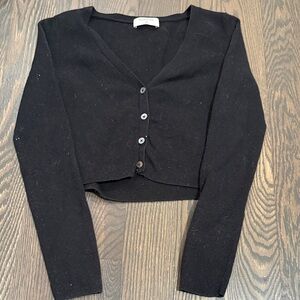 Aritzia BABATON Black Cardigan SIZE XS